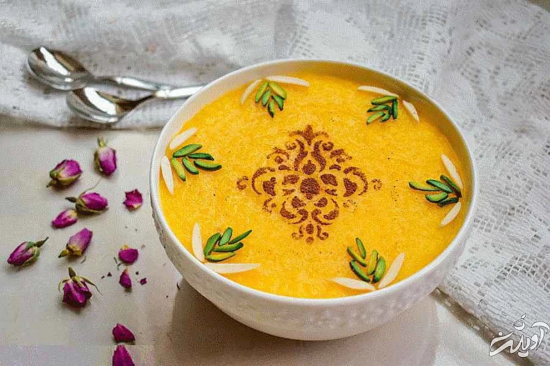 درست کردن شله زرد نذری برای 20 و 150 نفر - در این مرحله شله زرد را هم نزنید - چه کار کنیم شله زرد آب نیندازد؟